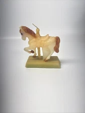 Vintage Wax Carousel Horse Candle Vtg Wax Sculpture Horse Carnival