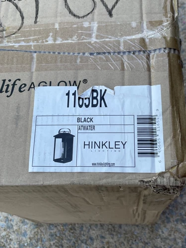 Hinkley Lighting 1165-BK Atwater 1 Light 20.5" Tall Coastal - Black 4909 - Picture 5 of 8