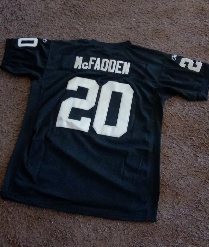 Camiseta Reebok On Field NFL Oakland Las Vegas Raiders Darren McFadden #20 TALLA 52 Foto 3 de 4