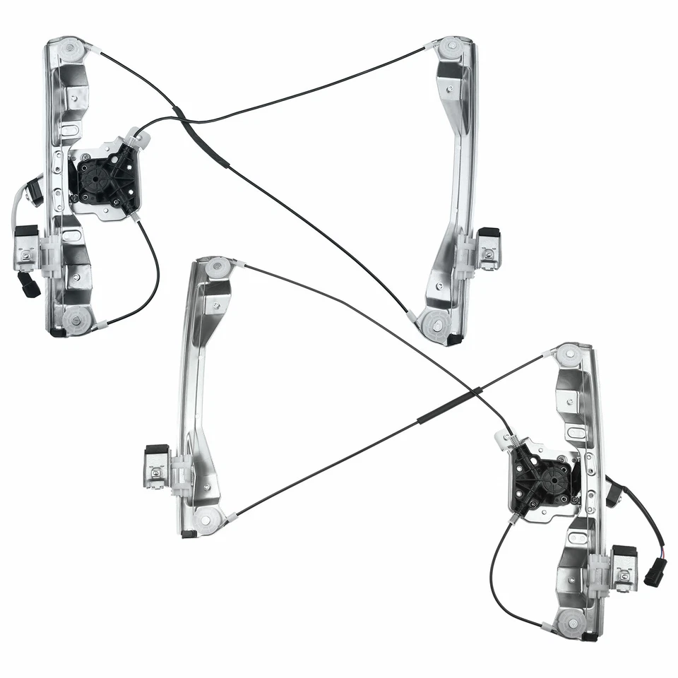 Regulador de ventana A-Premium 2 piezas con motor delantero para Chevrolet Cobalt Pontiac G5 Foto 2 de 4