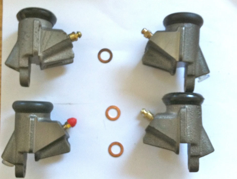 Conjunto de cilindros de roda de freio dianteiro esquerdo e direito Chrysler 1959-1962 - Imagem 4 de 4