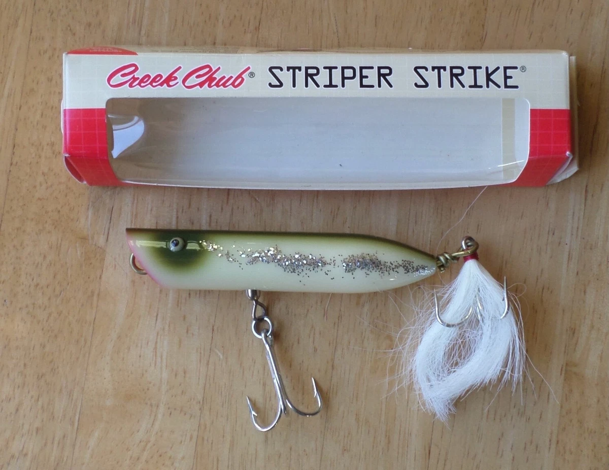 Leurre De Pêche Creek Chub Striper Strike 2100P – Pradco – 4-1/4″ 1-1/2 Oz – Scellé 1991