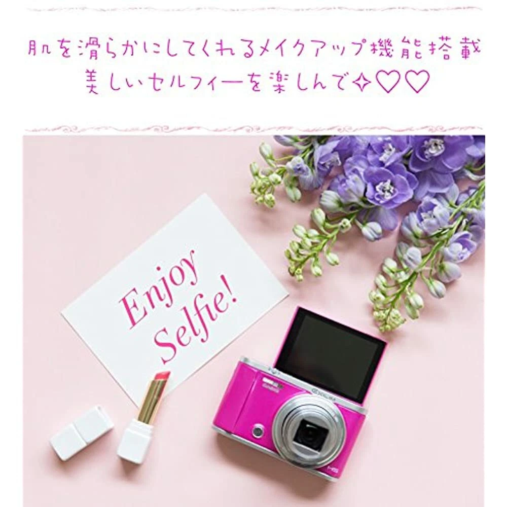 USED CASIO EX-ZR3200WE Digital Camera Exilim EX-ZR3200WE Selfie / Everyone Take