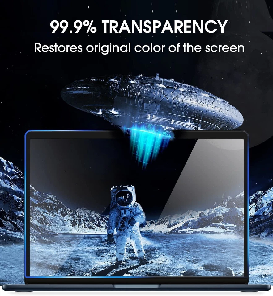 amFilm MacBook AIR 13.6inch 2022 tempered glass screen protector - Image 3 of 4