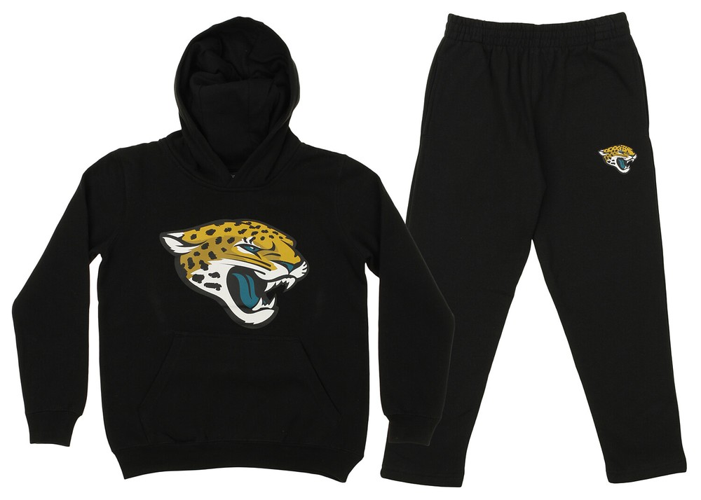 Outerstuff NFL Youth Jacksonville Jaguars Team Fleece Hoodie and Pant Set