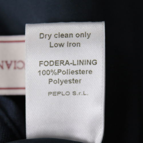 Luciano Barbera NWT Linen / Wool / Silk Blend Vest Size 56 (~ 2XL US) In Blue - Picture 9 of 11