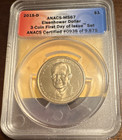 2015 Eisenhower $1 Denver ANACS MS67 First Day of Issue Presidential Coin — photo 1
