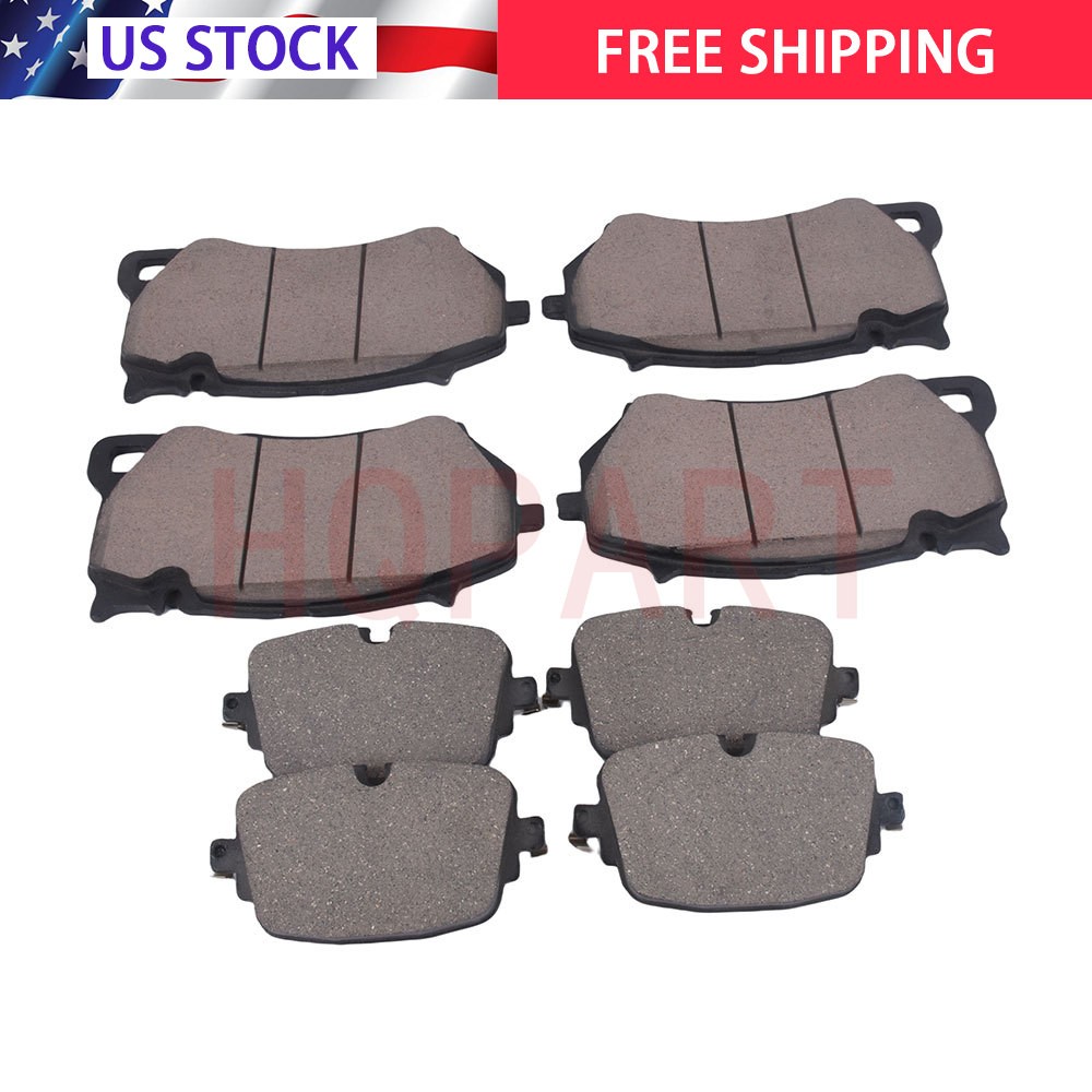 Front & Rear Brake Pads For 2018 2019 2020 2021 Lamborghini Urus