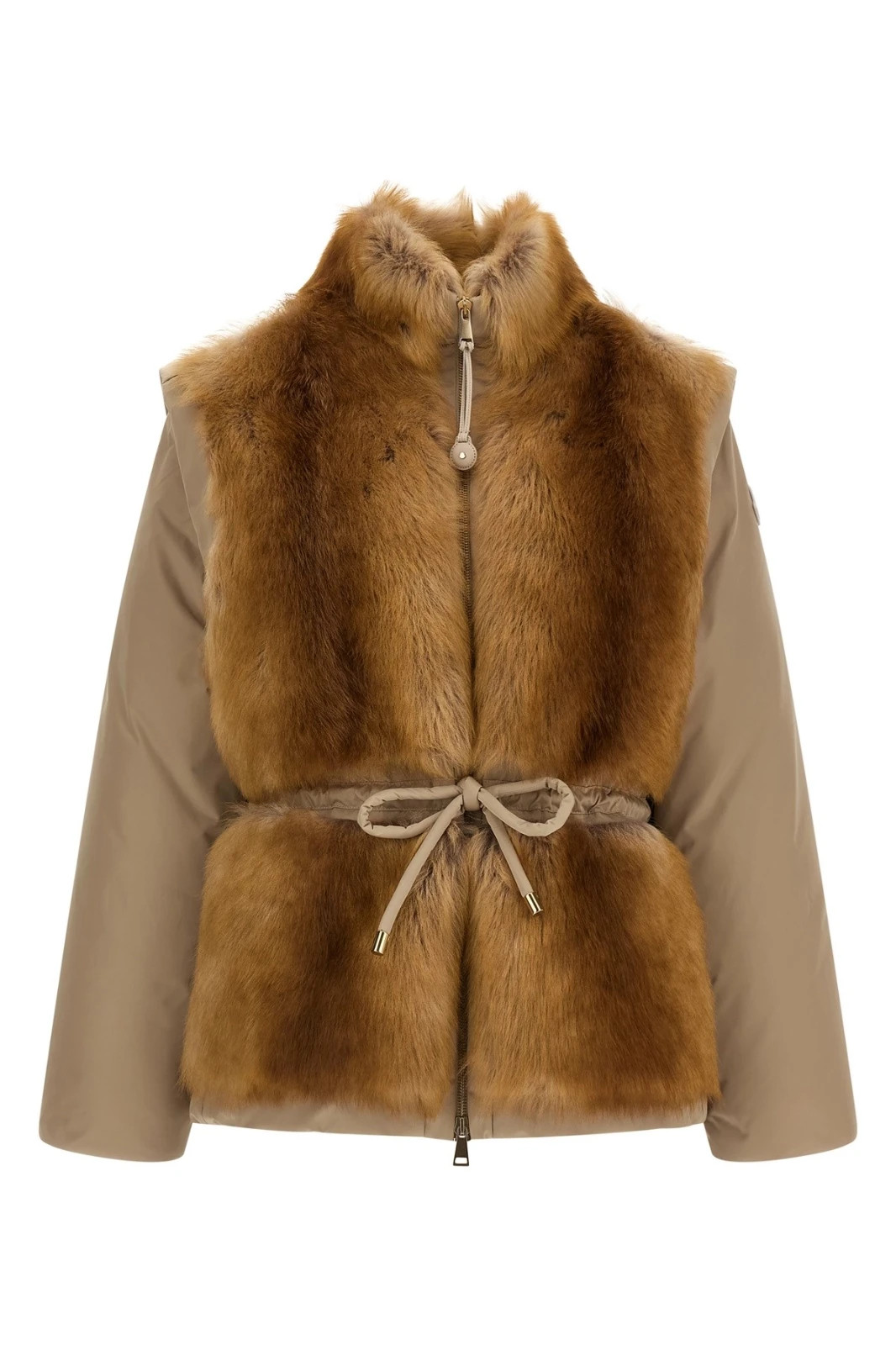 MONCLER $7200 Blaireau Beige Down Jacket New