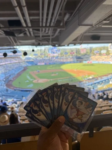 One Piece x Los Angeles Dodgers Luffy Card SGA 7/2/26 2026 On Hand