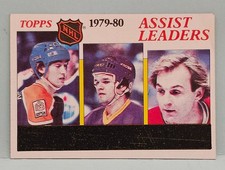 1979-80 Topps Assist Leaders #162 Gretzky Dionne Lafleur Unscratched Hockey NHL