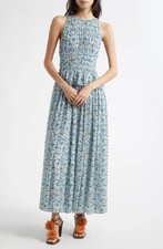 Ulla Johnson Adeline Women's Sleeveless Floral Silk Maxi Dress in Idalia Size 2