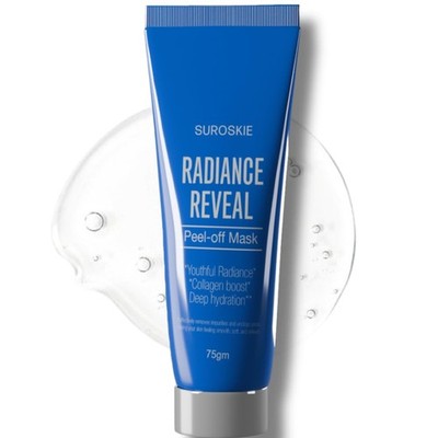 Suroskie Radiance Reveal Peel Off Mask 75g | Collagen Glow Face Mask Unisex