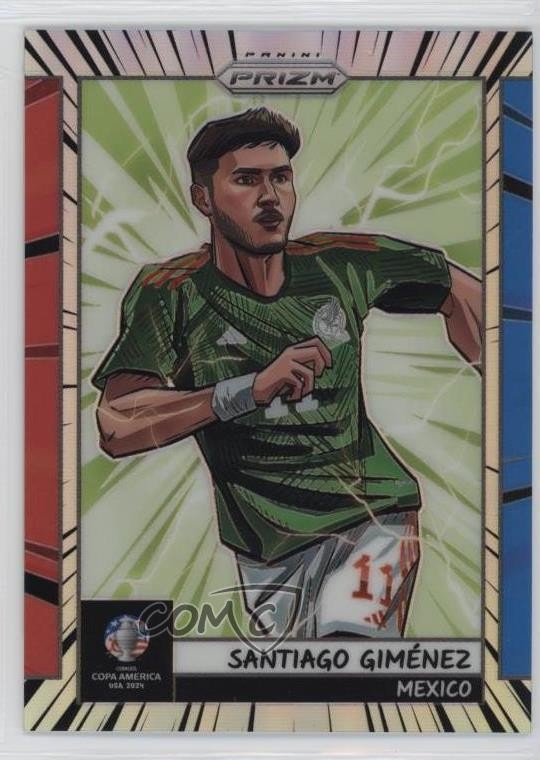 2024 Panini Prizm CONMEBOL Copa America Manga Prizm Santiago Gimenez #13