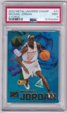 MICHAEL JORDAN 2022 SKYBOX METAL UNIVERSE CHAMPIONS ZFORCE #Z1 GRADED PSA 9 MINT