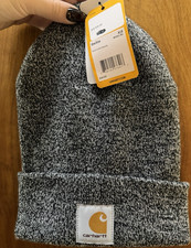 Carhartt Cuffed Beanie Hat Heathered Gray One...