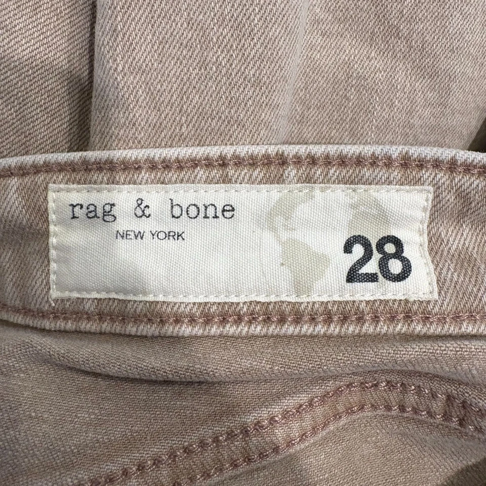 Rag & Bone Nina High Rise Ankle Cigarette Women's Size 28 in Rose Glitz Pink EUC - Image 4 of 4