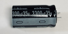 50-Pk Aluminum Capacitors NICHICON 3300UF 35V Snap In 105 16 x 31mm