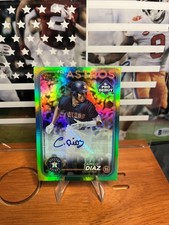 2024 Topps Pro Debut Camilo Diaz Green Foil Parallel Auto /99, Astros