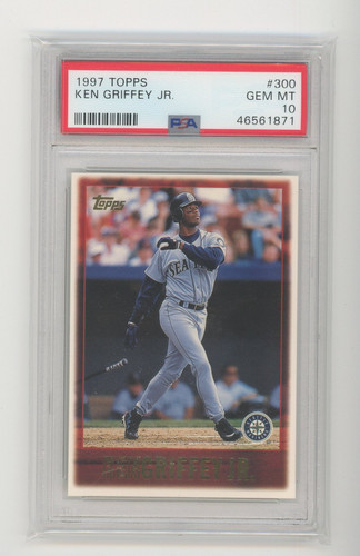 1997 Topps #300 Ken Griffey Jr PSA 10