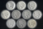US Coin Complete Peace Silver Dollar Collection 1921-1935 Display Box NO RESERVE