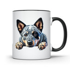Cute Aussie Dog Mug Dog Lover Gift Mug Australian Cattle Dog Coffee Cup Pet
