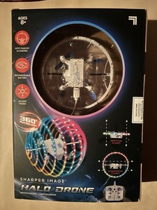 Sharper Image Halo Drone Remote Control Light Up Orbiter