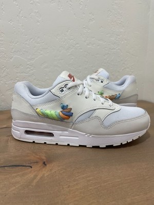 Nike Air Max 1 SE Rainbow Lace Swoosh GS, Size 6/Women's size 7.5