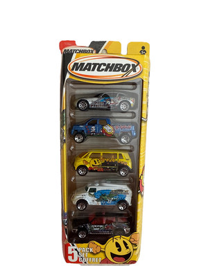 Matchbox Diecast Cars 5 Pack 2005 New Video Games Pac Man Dig Dug Pole Position
