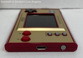 Nintendo Game & Watch Super Mario Bros. Color Screen Handheld Console Powers On