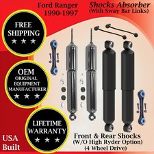 Monroe Oem Front Rear Shocks W Sway Bar For 1990-1997 Ford Ranger 4wd Monroe Oem Front Rear Shocks W Sway Bar For 1990-1997 Ford Ranger 4wd