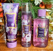 2025❄️WINTER~🌙⭐️MOONLIT GODDESS~Bath Body Works BODY WASH~SHIPS FREE!!