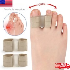 2PCS Hallux Valgus Bunion Corrector Toe Separator Orthopedic Foot Brace Adjuster