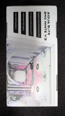 Thermalright Aqua Elite 240 White V3 Aio CPU Cooler,240 Liquid Cooling Row,AR...