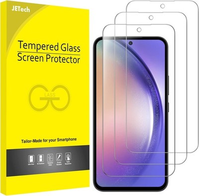 3PCS Screen Protector for Samsung Galaxy A54 5G 6.4 Inch 9H Tempered Glass Anti