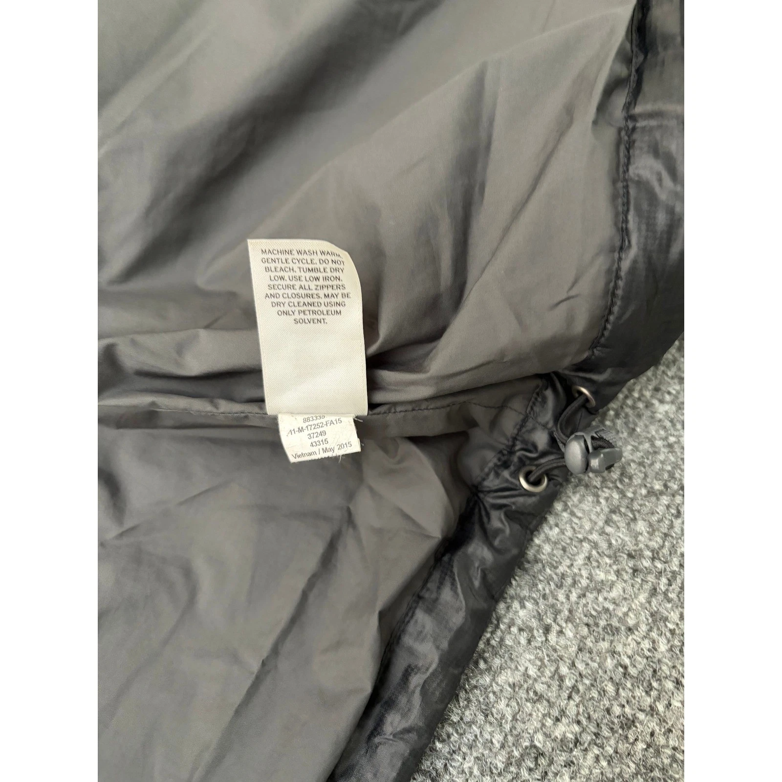 REI Co-op Pertex Quantum Eco PrimaLoft Insulated Puffer Jacket Black Mens XXL - product detail image 10