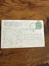 Francobollo George Washington 1 centesimo 1789-1797 molto raro vintage su cartolina