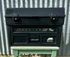 Vintage PLANO PHANTOM PRO 797 Multi Drawer Dividers Fishing Tackle Box Black