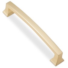 10 PCS 5 Inch 128mm Cabinet Pulls Brushed Brass Kitchen Handles Drawer Knob