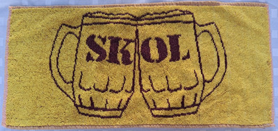 Bar Towel - England - SKOL Two Pints - Scottish Beer?