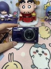 Samsung PL120 Digital Camera Purple CCD 14MP 5x Zoom Dual Screen Selfie