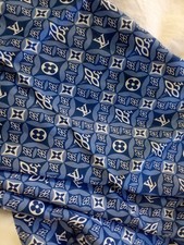 Tessuto seta LOUIS VUITTON 'dal 1854' 235cm x 138cm tessuto di design - nuovo