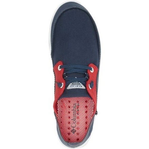 Columbia PFG Men's Boat Shoes Navy Red Water Shoes Breathable Size 12Wide - Picture 4 of 10