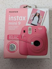 Fujifilm Instax Mini Instant Camera Flamingo Pink Open Box