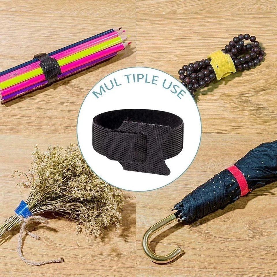 Reusable Fastening Cable Ties 6 in Cable Management Ties 100 pcs Cable Straps... - Image 3 of 4