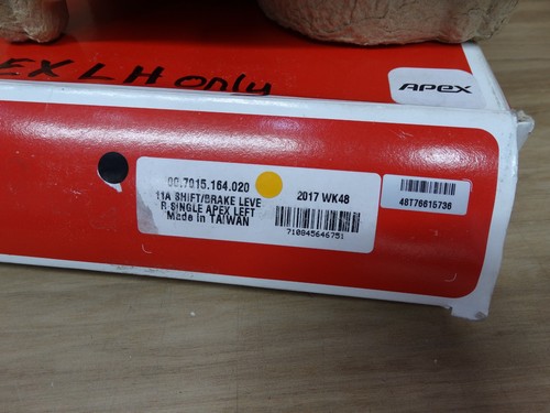 NEW + SRAM APEX  LH single 2 speed SHIFTER  (rim brakes)  + NEW + BOXED - Picture 4 of 4