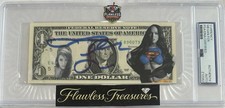 Sexy Megan Fox Charming Signed $1 One Dollar Bill Currency PSA/DNA AUTO