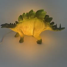 π Streamline Stegosaurus Dinosaur 14 In Bedside Table Lamp Night Light!