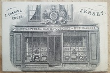 Victorian Trade Card Larbalestier Eau De Cologne Royal Appt Charing Cross Jersey