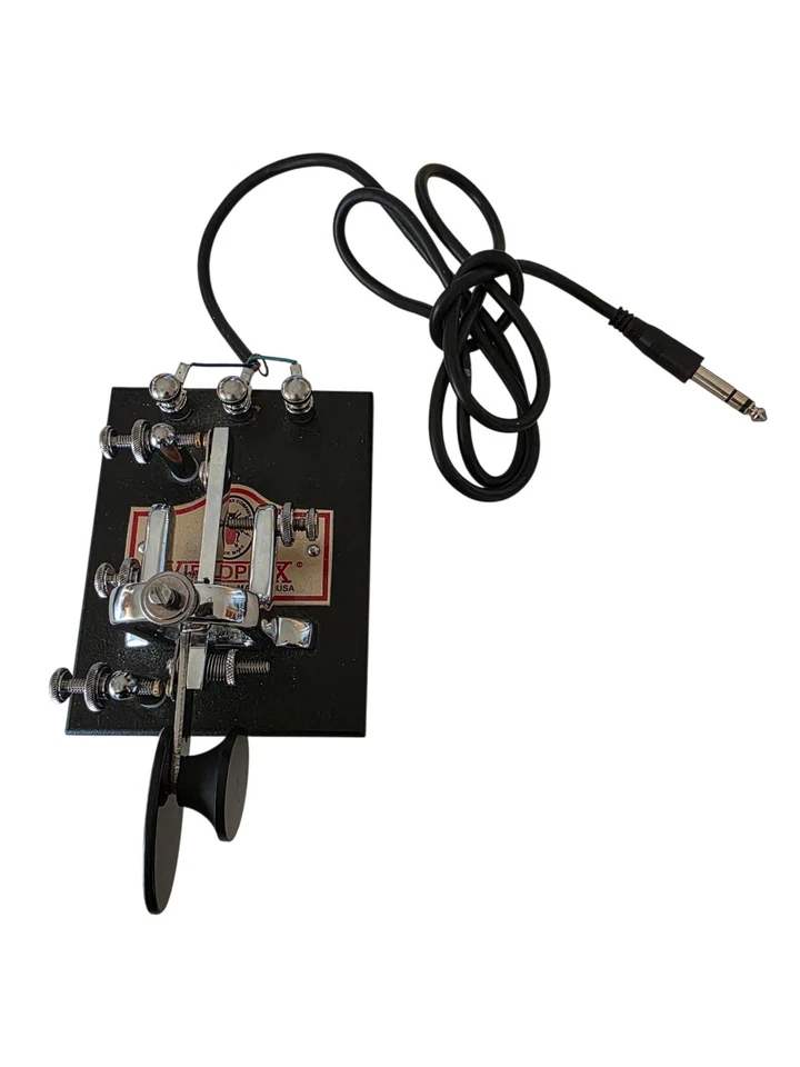 Vibroplex Vibrokeyer Standard CW Morse Code Input Key Made In USA - Image 4 of 4